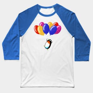 The Penguin Who Could Fly Baseball T-Shirt